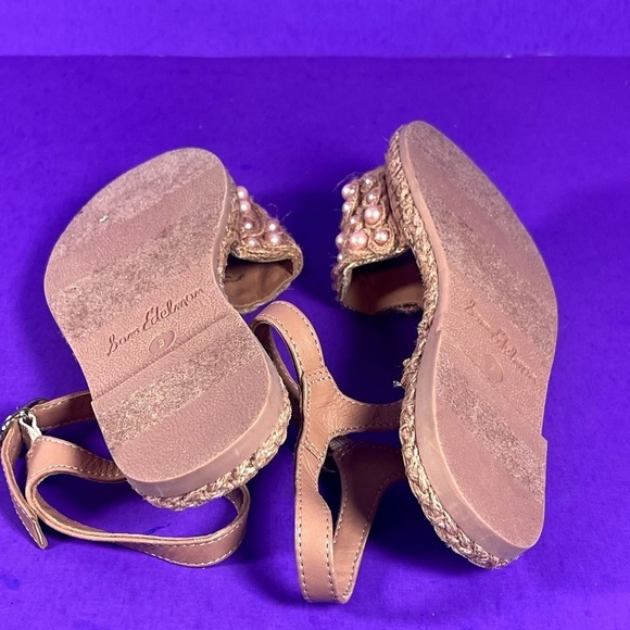Sam Edelman Girls Rose Linen HOLLY Sandals Shoe Size 3‎ -NEW - Picture 7 of 8